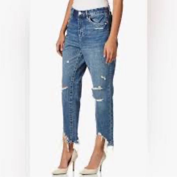 Blank NYC Denim - NWT Blank NYC Madison High Rise Crop Jeans Distressed Women’s Sz 27
